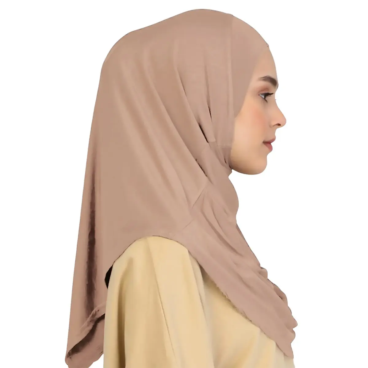 Head Cover Crystal Hemp Loose Head Cover Lazy Bottoming Hood Fashion Convenient Muslim Kerchief