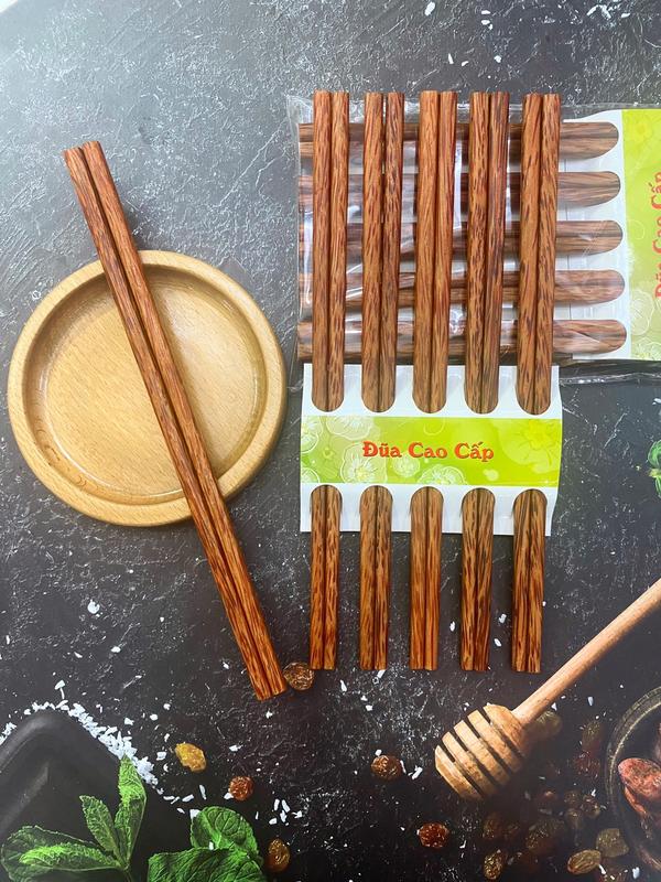  Set 10 đôi đũa gỗ dừa CAO CẤP LOẠI 1 chất lượng - hàng tận xưởng giá sỉ 