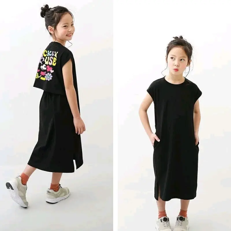 Dress Minnie Mouse anak usia 3-7th
