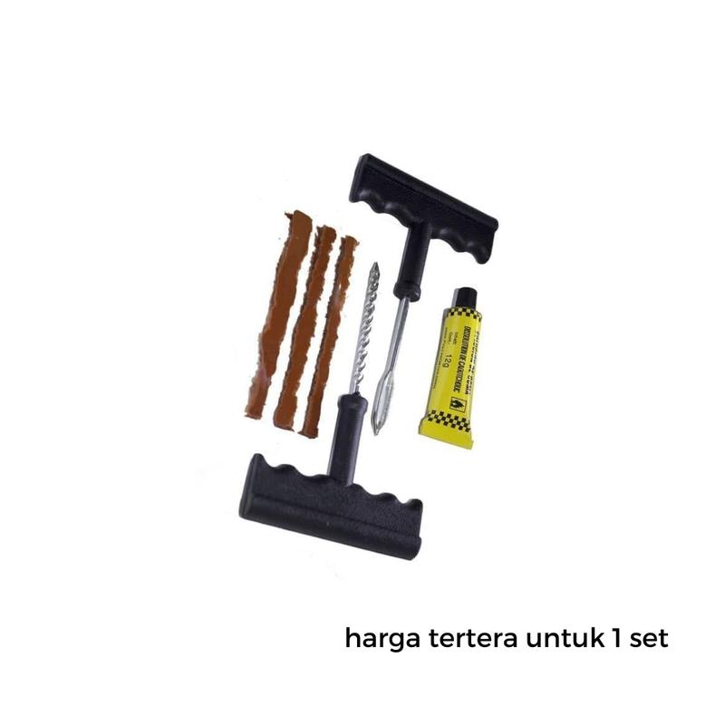 Product Introduction of Tyre Repair Kit Set Tambal Anti Ban Mobil Motor Tubeless Bocor Kempes 25