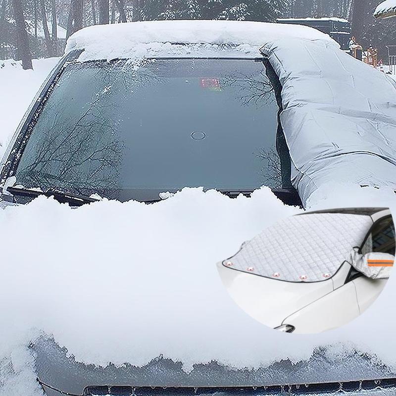Winter Windshield Snow Cover, Automatic Visor, Frost Protective Sunscreen Anti-ice Front Windshield Cover 0