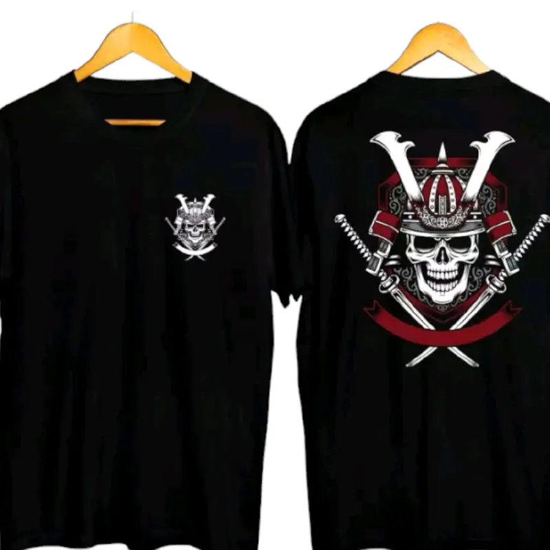 PAKET ISI 7PCS KAOS JEPANG Hitam 4