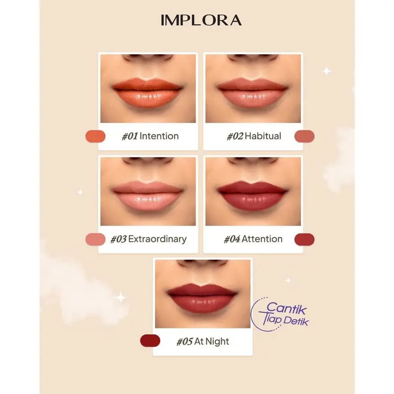 Implora Day To Day Series Lip Bullet 1.5g 2