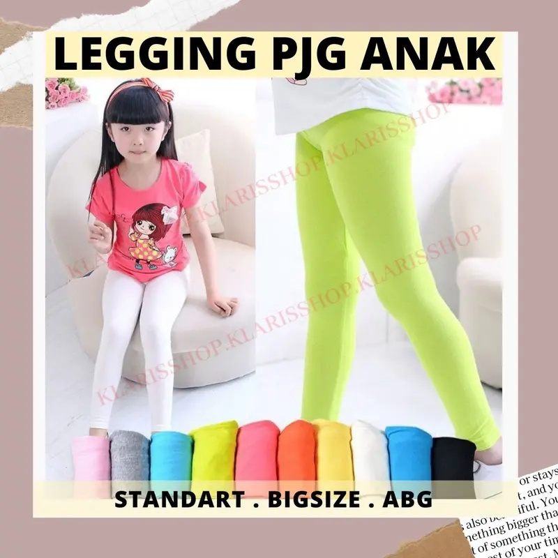 Legging Panjang Anak - Legging Nyaman Untuk Anak 0