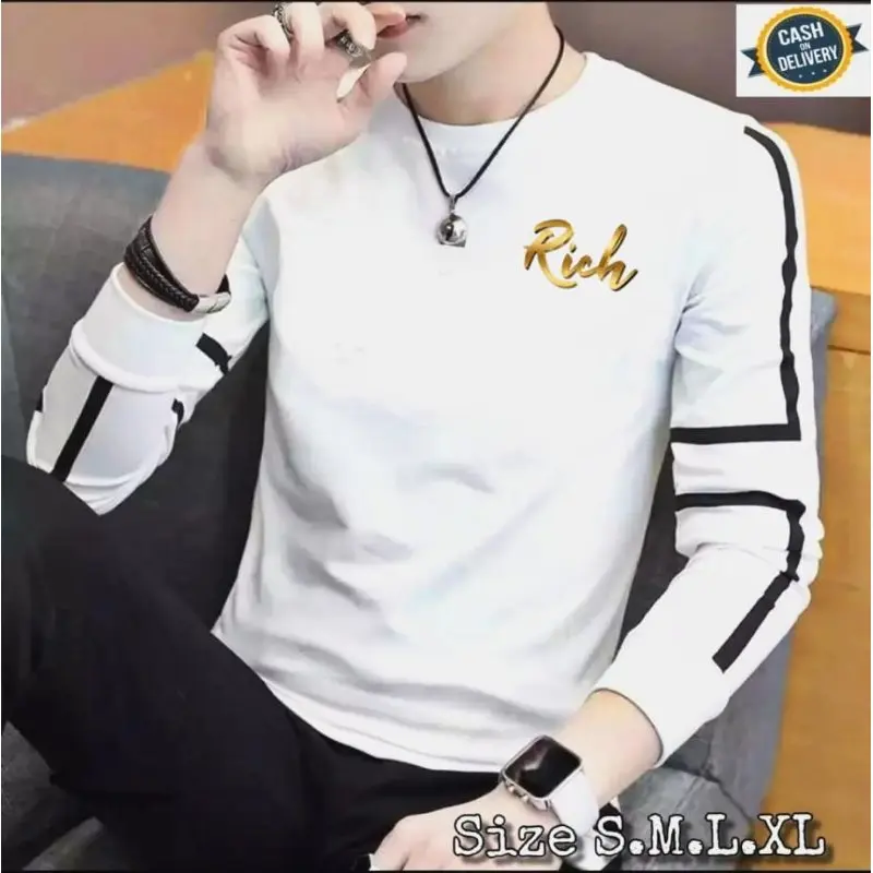 Koas oblong distro pria lengan panjang / KAOS LENGAN PANJANG FEUN KEER PRIA KAOS SWEATER KEKINIAN LENGAN PANJANG DISTRO