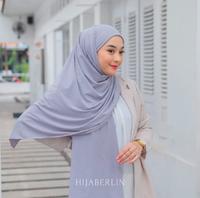 Gambar HIJABERLIN - Vouges Instan Shawl | Pashmina Ciput Jersey - Silver dari Hijaberlin Kota Depok 5 Tokopedia