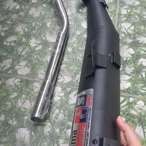 Pô xe máy u ma cho ex 135 4 số hoặc 5 số có cổ 32mm