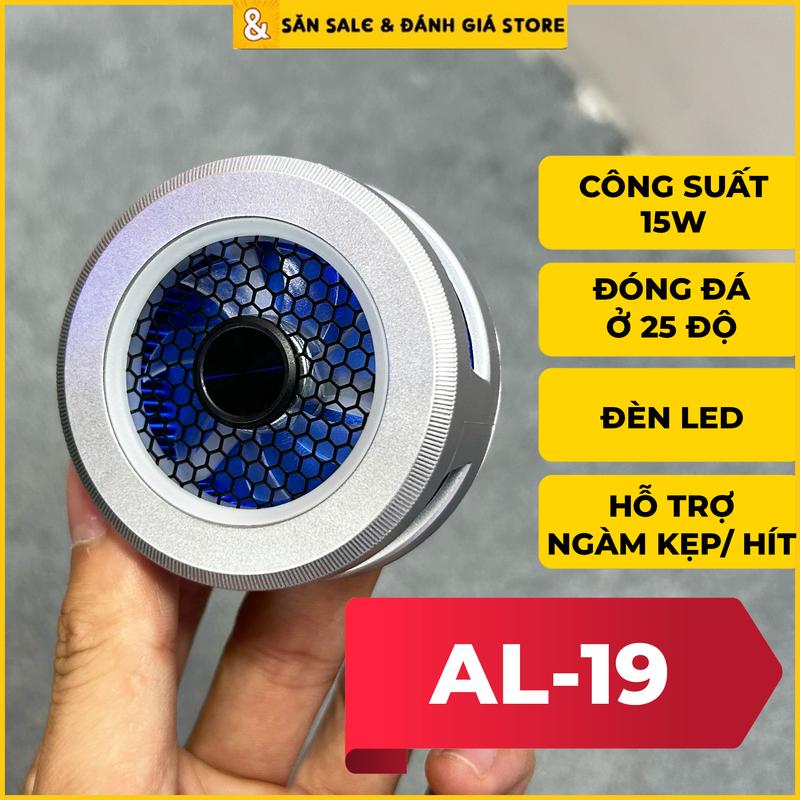 Quạt tản nhiệt điện thoại  AL19 sò lạnh từ tính có MÀN HÌNH hiển thị nhiệt độ LED RGB - BH 1 đổi 1- Phụ Kiện Mobile, Giáng Sinh