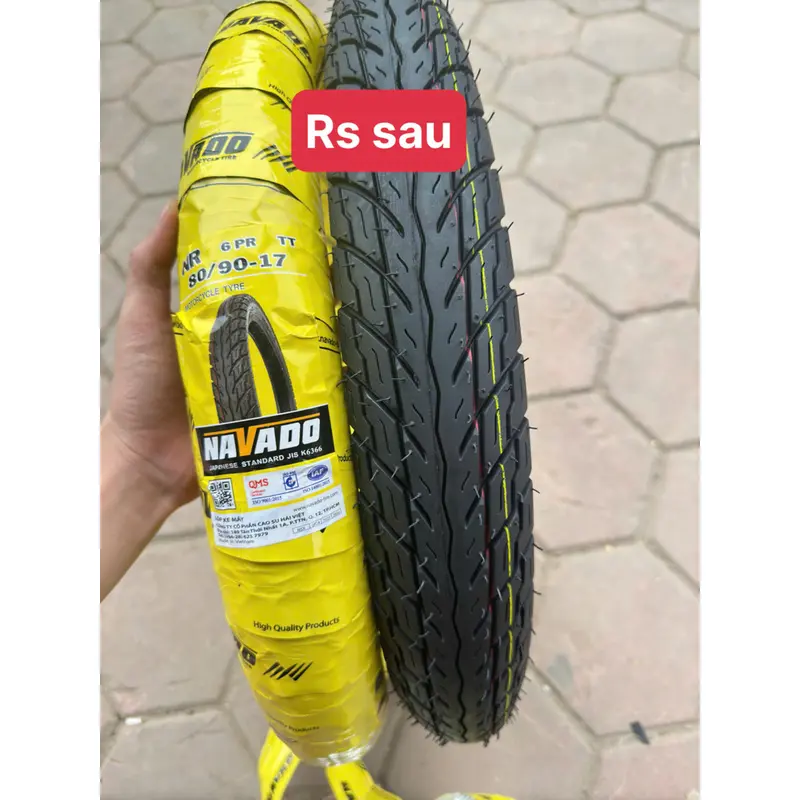 Lốp xe Wave RS, RSX Navado chính hãng, thông số 70/90-17 (trước) và 80/90-17 (sau) - Phụ Tùng, Phụ Kiện 1