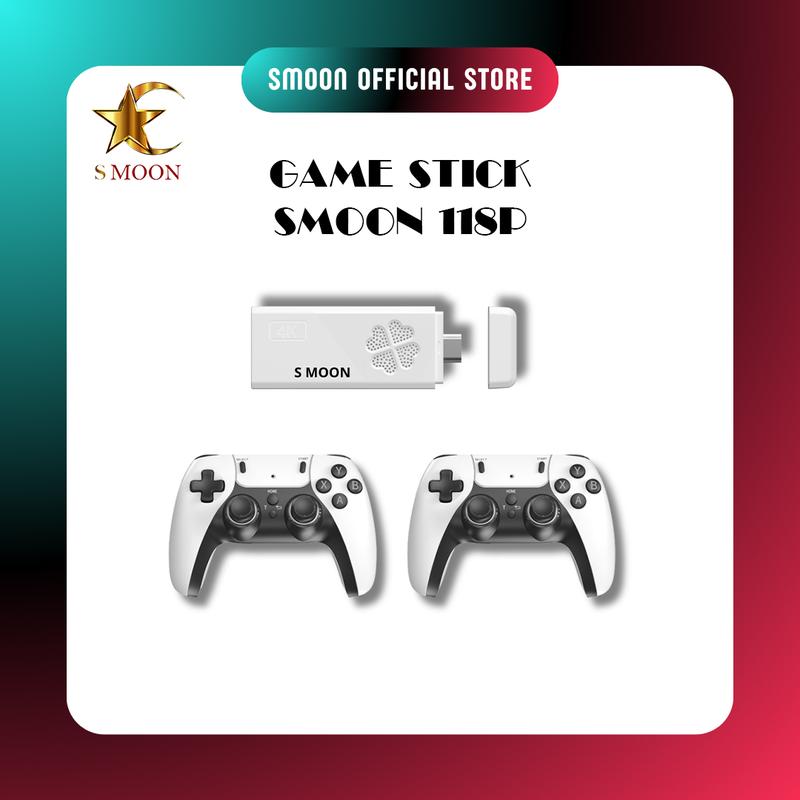 Máy Chơi Game SMOON 118P 4K Ultra HD Kèm 2 Tay Cầm Trắng Hơn 30000 Trò Chơi