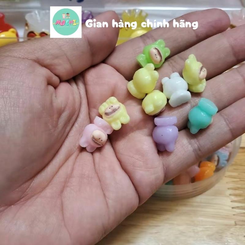 (Set 5 túi mù mini mix sẵn) Charm mini size từ 1-2 cm Đồ Chơi Cho Bé 7