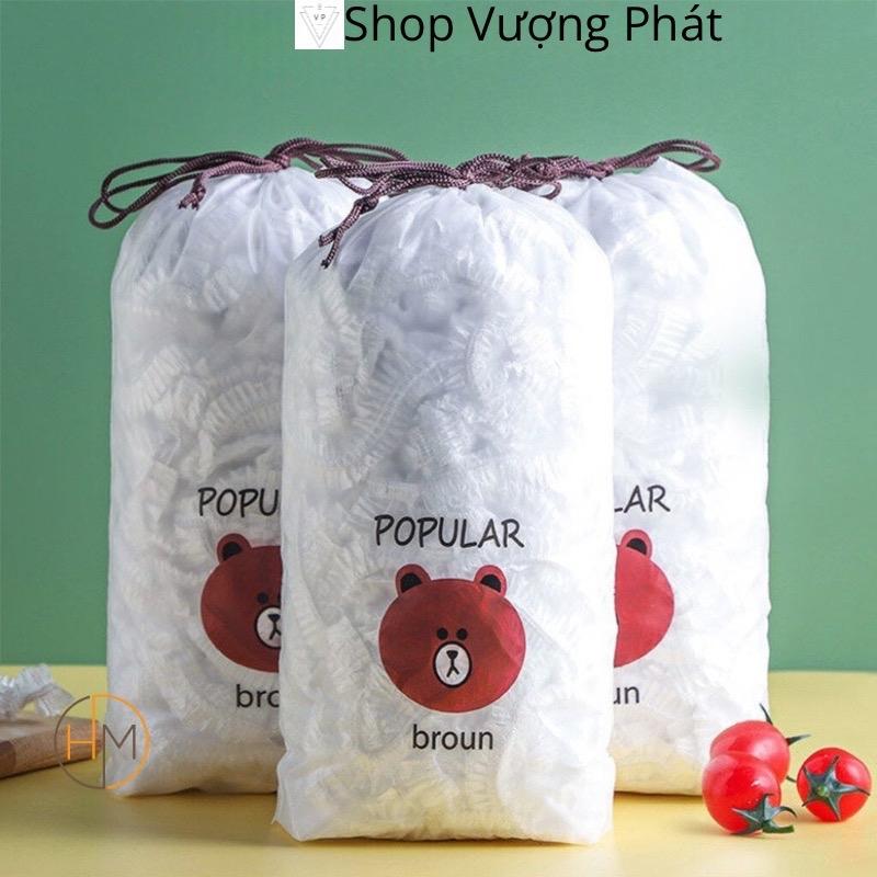 ￼Túi 100 Màng Bọc Thực Phẩm Tiện Lợi, Túi Bọc Thực Phẩm Chất Liệu PE Sinh Học An Toàn Tuyệt Đối