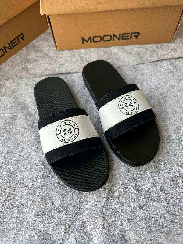 Dép quai da nam khâu viền đẳng cấp Luxury hàng Mooner trẻ trung cá tính bền bỉ thời trang Slipper 3
