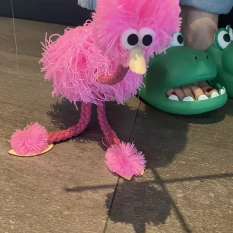 Funny Riddle Dancing Ostrich Toy Creative Puzzle Children's Pulling ...