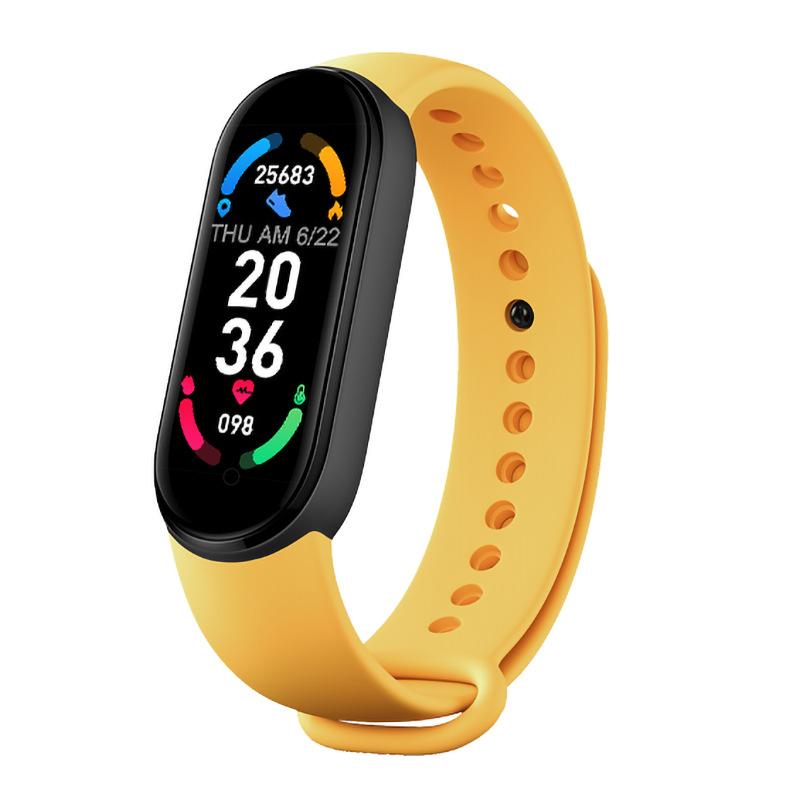 Product Introduction of New M6 smart bracelet exercise pedometer to measure heart rate and blood pressure electronic waterproof couple male and female students multi-function table 4