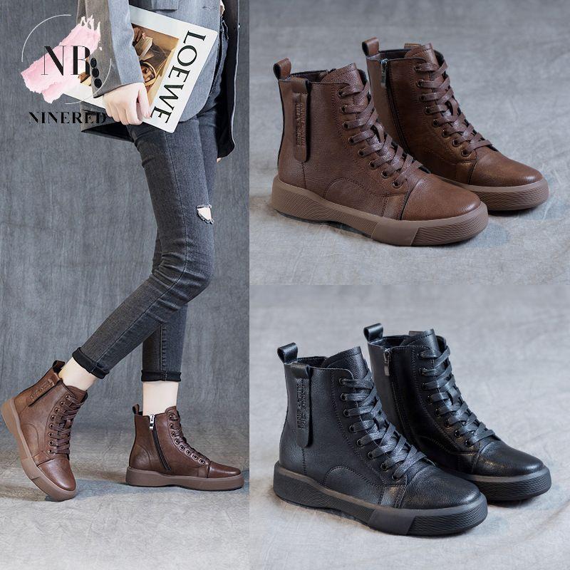 (Size 35-43) GIÀY BOOT CỔ THẤP NAM NỮ 100% DA BÒ CAO CẤP THỜI TRANG XUÂN THU ĐÔNG (hàng có sẵn)