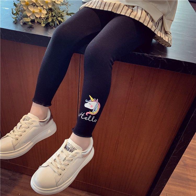 Paket 3pcs random legging anak import 1-5tahun / bawahan anak import / celana legging anak perempuan import / legging balita / Bayi Baru lahir Bayi Balita Cewek Cowok Lembut Berpori Nyaman Katun Pink Hitam Abu Putih 2