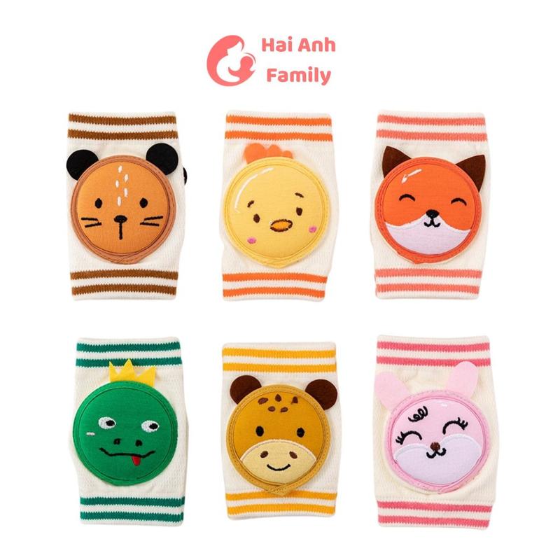 Bọc bảo vệ đầu gối hình thú đáng yêu cho bé tập bò tập đi