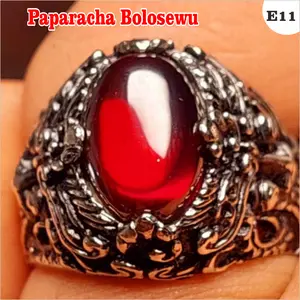 Cincin batu paparacha bolosewu ring ukir dim 14 / E11