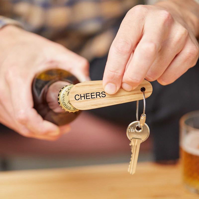 Bottle Opener Keyring Engraved Birthday 6