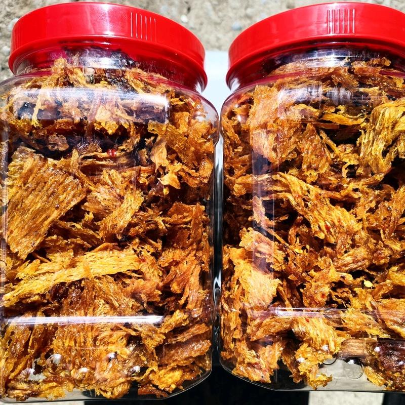  1hu khô mực xé cay loại ngon 500g 