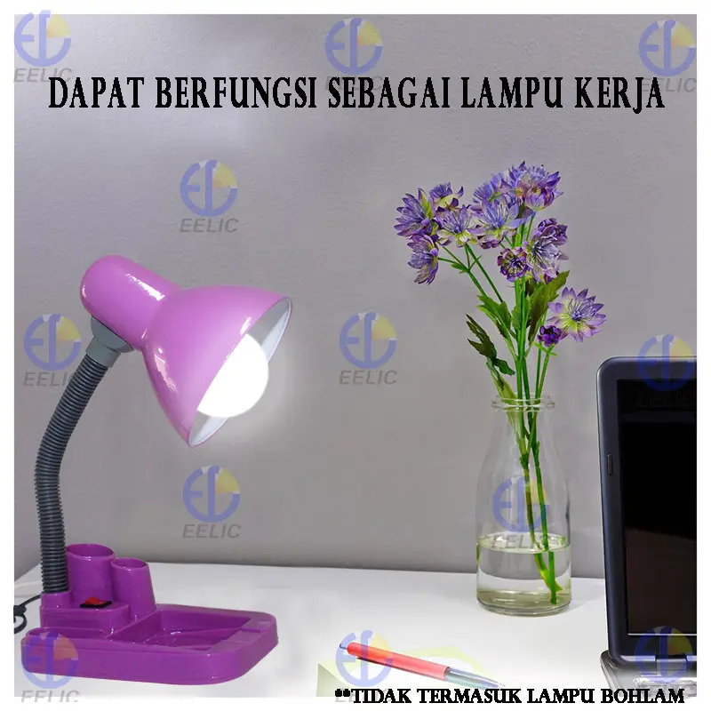 EELIC JM-8808S LAMPU MEJA BELAJAR DESK LAMP TABLE LAMP LAMPU BACA LAMPU KERJA LAMPU DUDUK YANG TIDAK MENYAKITI MATA DAN HEMAT ENERGI 220V FITTING E27 BERKUALITAS 4