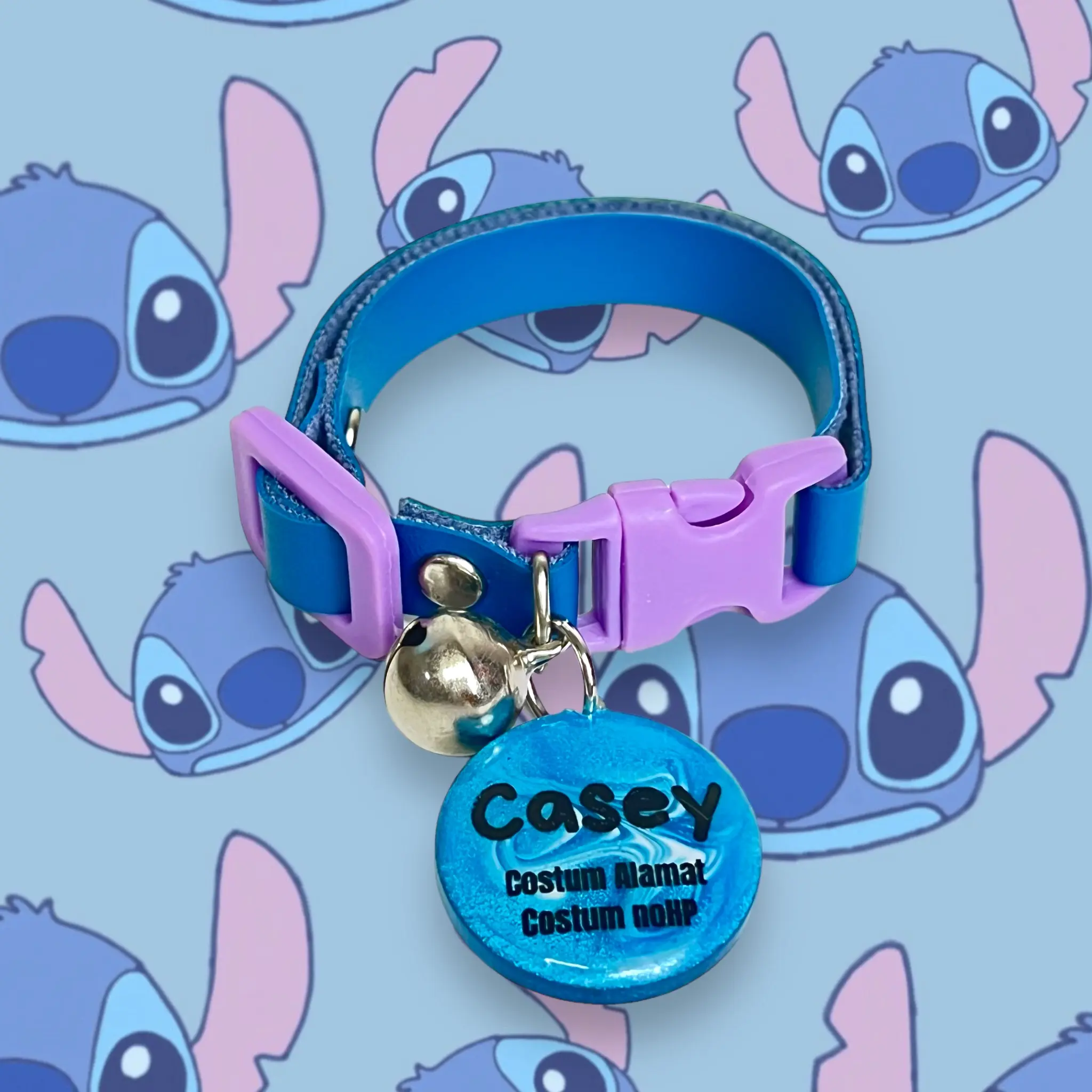 CAT NECKLACES CARTOON CHARACTERS / GRATIS CUSTOM NAMA+LONCENG / KALUNG KUCING