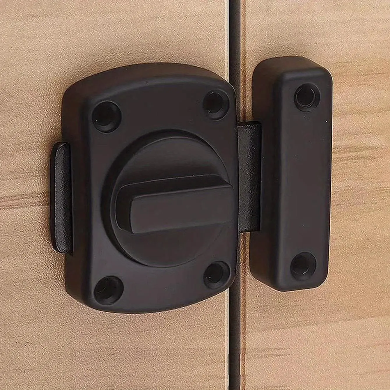 Solid Color Door Lock, Bolt Lock, Safety Door Lock, Suitable for Cabinet Furniture, Windows & Bathrooms, Household Security Door Lock