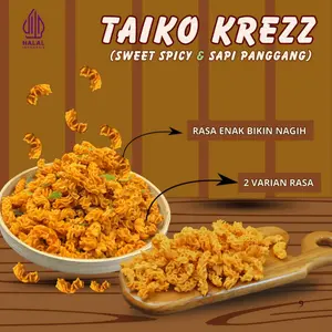 PROMO!! Snack Taiko Krezz Guripang Halal 500g/1000g hampers lebaran idul fitri/makanan kembung makanan Murah