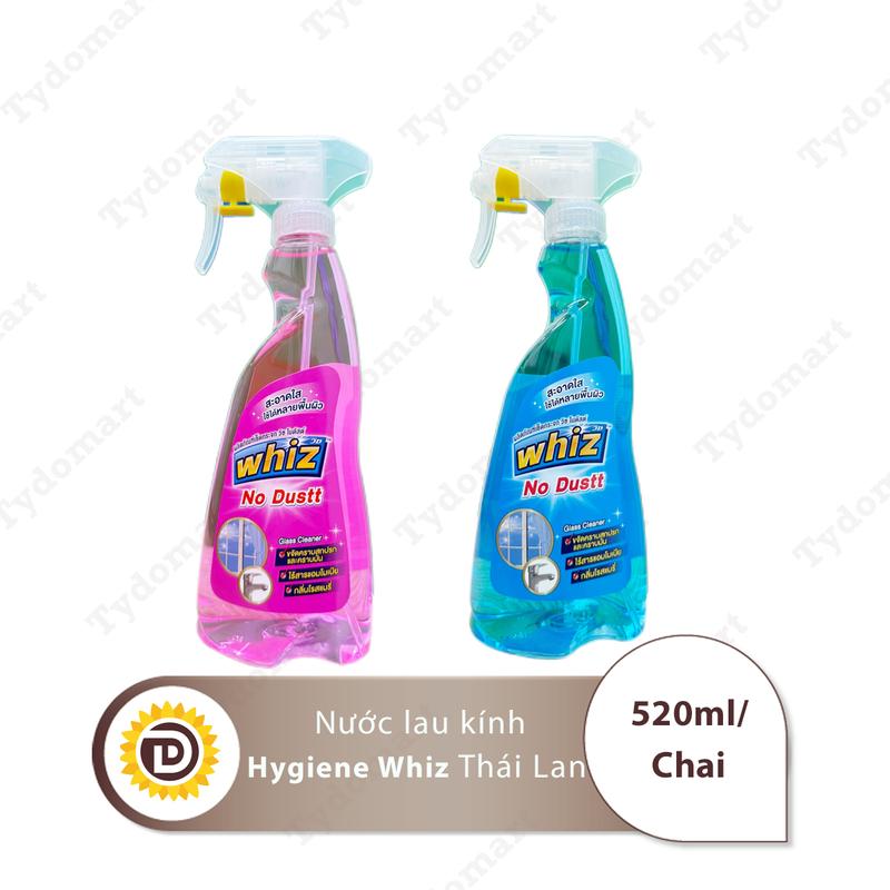 Nước Lau Kính Whiz Thái Lan Chai Xịt 520ml Làm Sạch Sáng Bóng