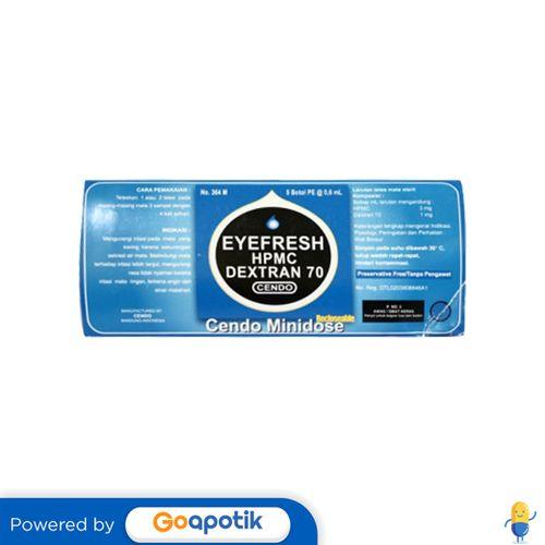 Gambar CENDO EYEFRESH MINIDOSE 5 X 0.6 ML dari Apotek Berkah Bersama by GoA Kota Bekasi Tokopedia