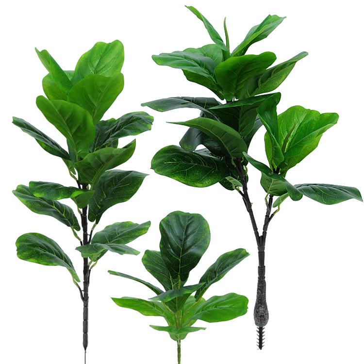 Product Introduction of Artificial plants, green plants, ficus leaves, bonsai, home decoration, artificial artificial trees (without pots) 4