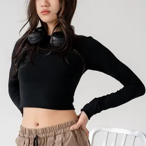 BODYSUIT Georgina Atasan Longsleeve Wanita | kaos lengan panjang wanita | crop top lengan panjang