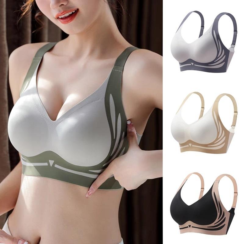 Đồ Lót Không Đường May Cúp Cố Định, Dành Cho Nữ, Tập Hợp Ngực Nâng Ngực, Chống Chảy Xệ, Áo Ngực Mỏng, Không Có Vòng Thép, SAS 0