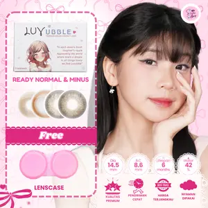 SOFTLENS LUVUBBLE NORMAL & MINUS BROWN SERIES softlens coklat natural