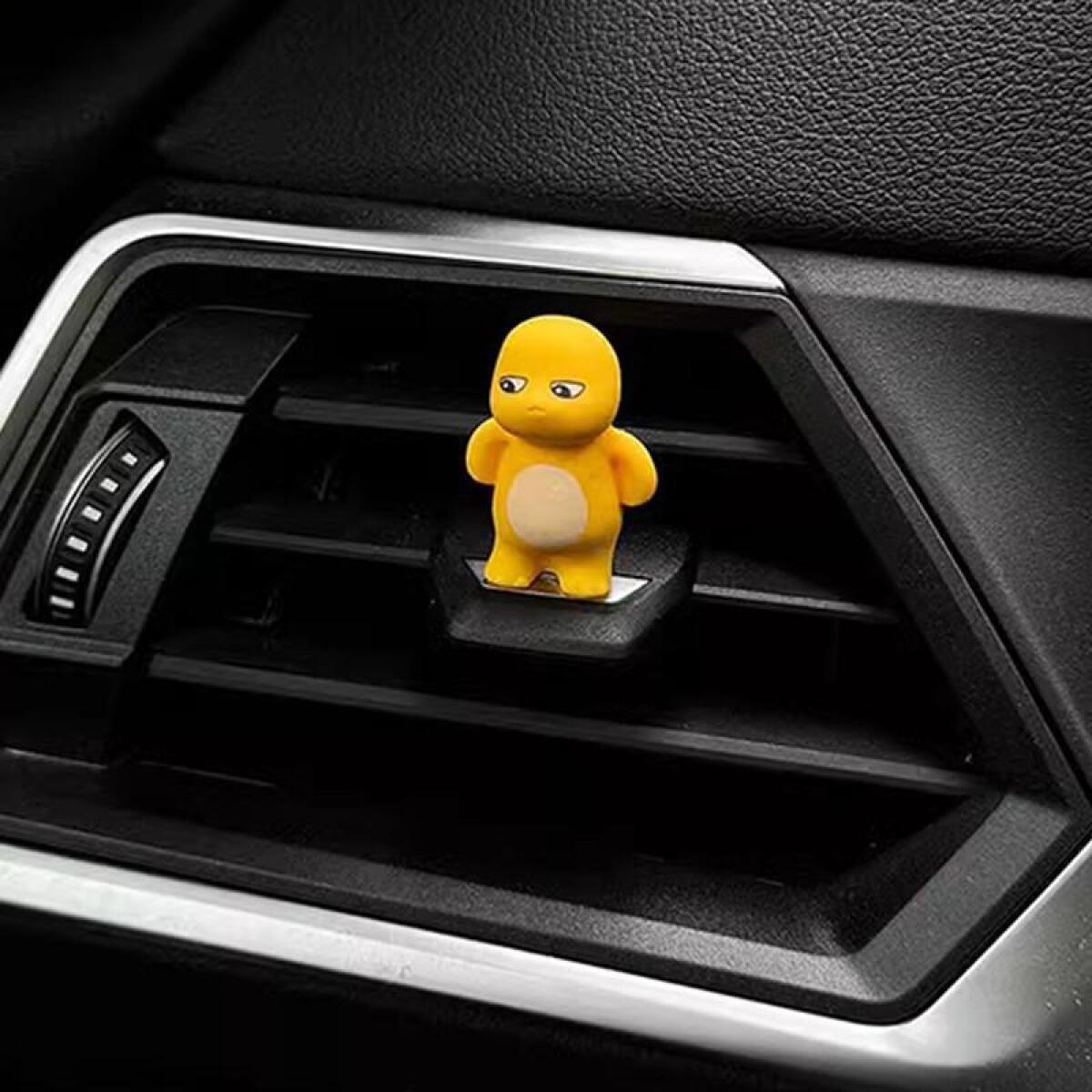 6Pcs Nailong Mobil Mainan Bercahaya Tempelan Motor Gaya Baru Lucu Lampu Malam Mini Figure Dekorasi Pajangan Dasbor Mobil Meja Populer Hadiah Miniatur