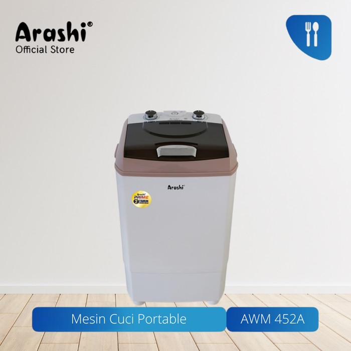 Arashi Mesin Cuci Portable AWM 452 A/ 452 A (4,5 Liter) 1