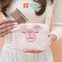 Gambar Ataru Pouch Capybara Medium - Pink Organizer Serbaguna Tempat Pensil Pulpen Alat Make Up Pouch Kosmetik dari Ataru_NEW Kab. Bekasi 1 Tokopedia