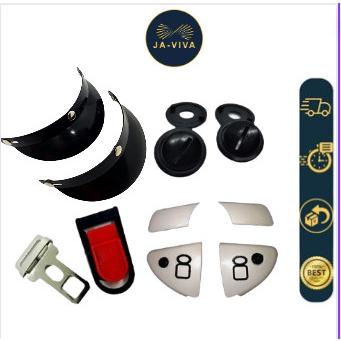 Bộ phụ kiện mũ bảo hiểm 3/4 đầu mũ nửa đầu các loại