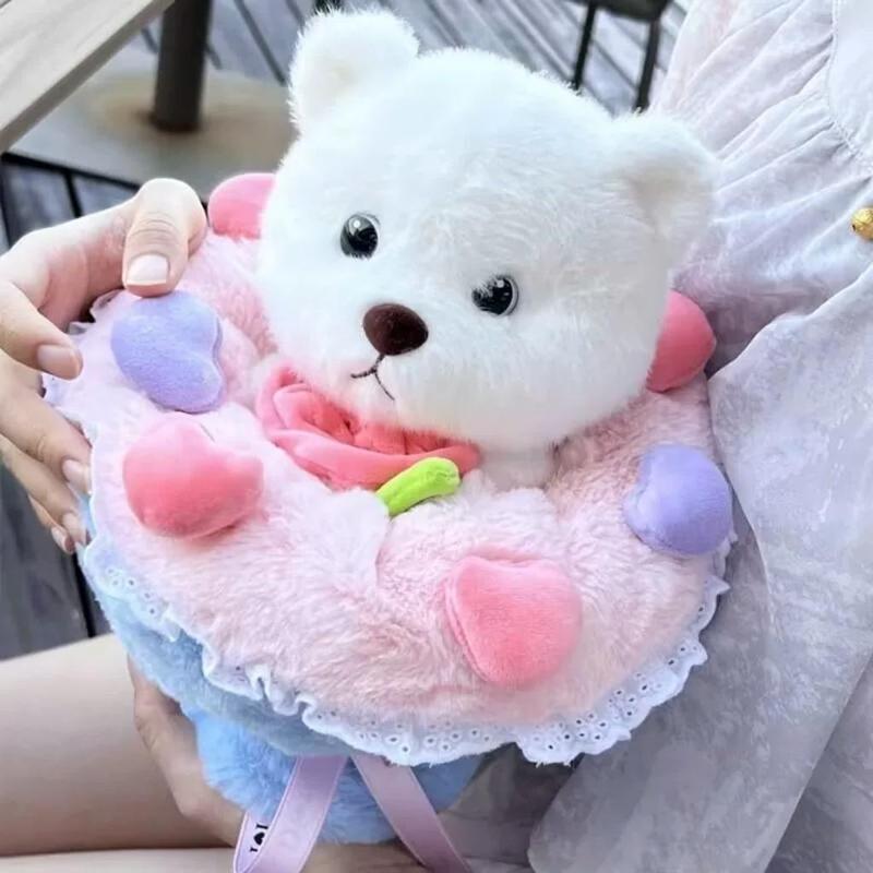 Gấu Bông Teddy Hoa Hồng Set Quà Tặng Bó Hoa Gấu Bông Lena Dâu Lotso Thỏ Cao Cấp Tặng Người Yêu Bạn 2 trong 1 Thú Bông Thú Nhồi Bông boho agau bong