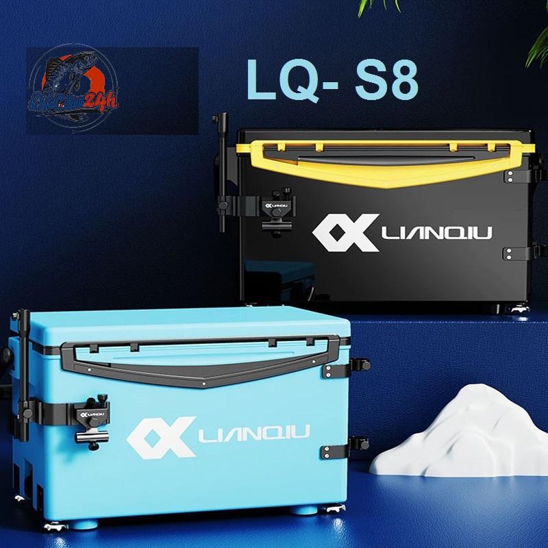 Thùng Câu Đài LIANQIU S8 Đa Năng Cao Cấp 2023 Thể Tích 32L Kèm Phụ Kiện Đi Câu Fishing Bắt Cá Câu Cá Mồi