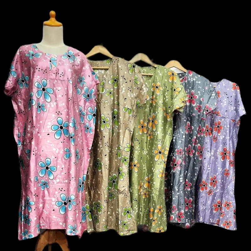 4 pcs daster payung jumbo Ld 140 cuma 120.000 motif Bunga 3