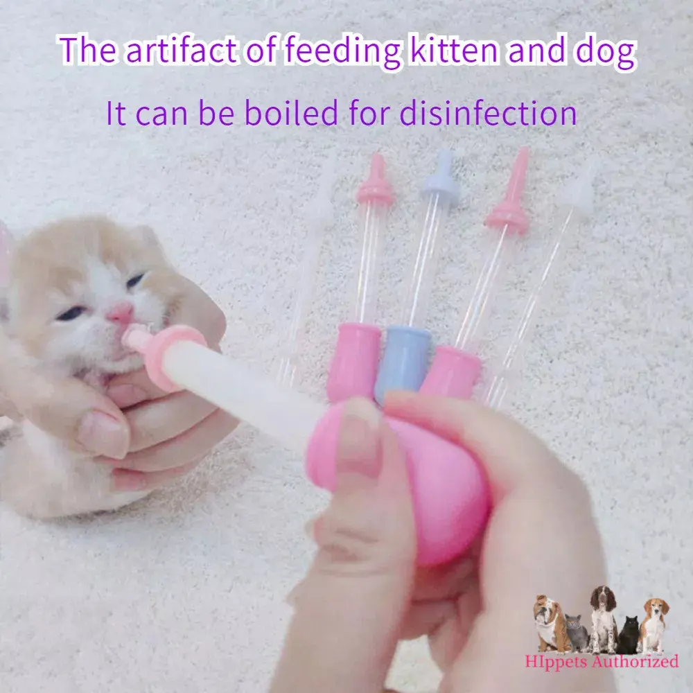 Nursing Cat&Dog Drinking Bottle Newborn Pet Milk Bottle Kitten Feeding Bottle Water Bottle Set Water Milk Feeder Puppy Cat&Dog Pet Feeders