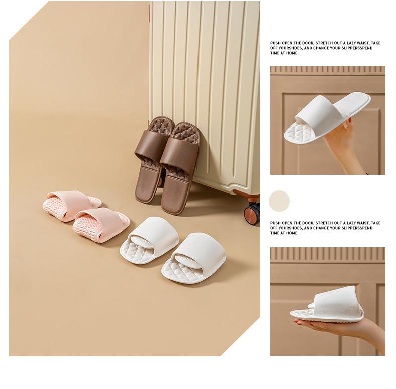 Product Introduction of New Folding Slippers Women's Indoor Slippers Home Non-Slip Eva Portable Travel Slippers 13