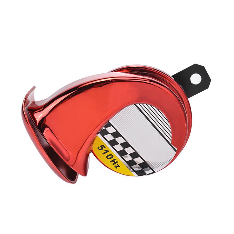 Product Introduction of Universal 12V DC Motorcycle Car Horn Loud Pressure Klaxon Speaker Waterproof 130db Snail Cry Air Horn for Car Motorcycle Clarion 8