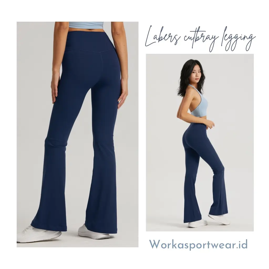 WORKASPORTWEAR.ID - LABERS CUTBRAY LEGGING - FLARE LEGGING PREMIUM