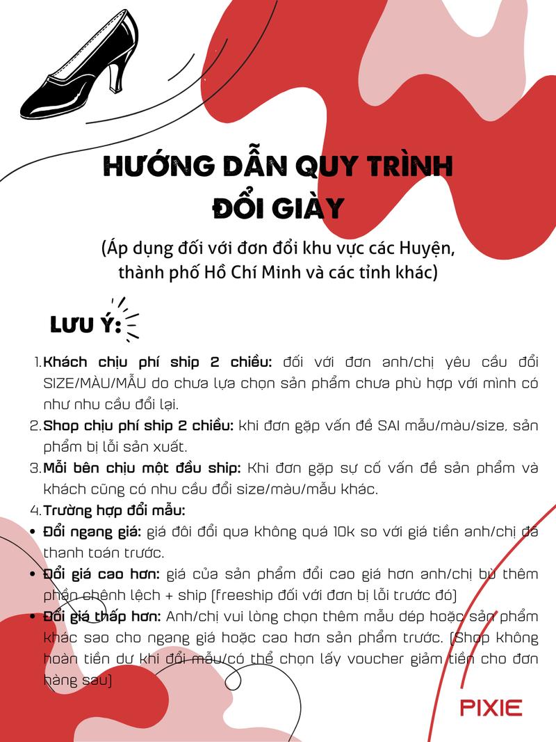 Product Introduction of Giày Búp Bê Bệt Da Thật Êm Chân Gắn Nơ Pixie X603 6