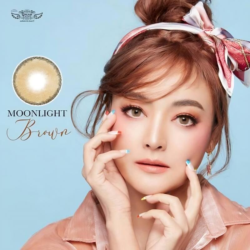 Softlens Moonlight Normal Minus Botol by Dreamcolor1 Gray Soflens Brown 3