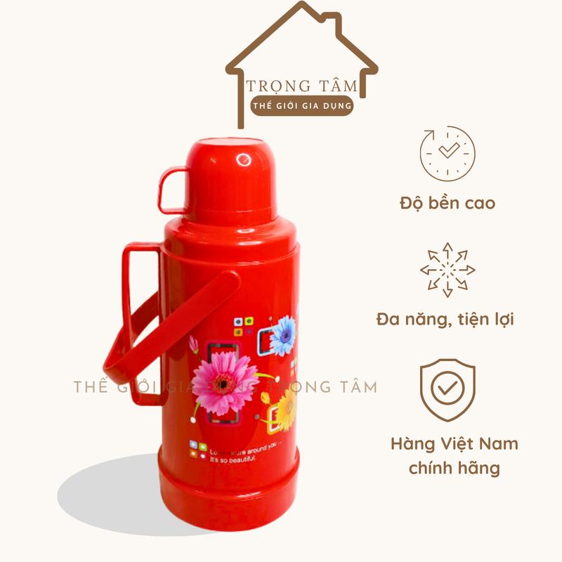 Bình thủy, Phích nước giữ nhiệt 3,2 Lít truyền thống của Chấn Thuận Thành (Màu giao ngẫu nhiên).