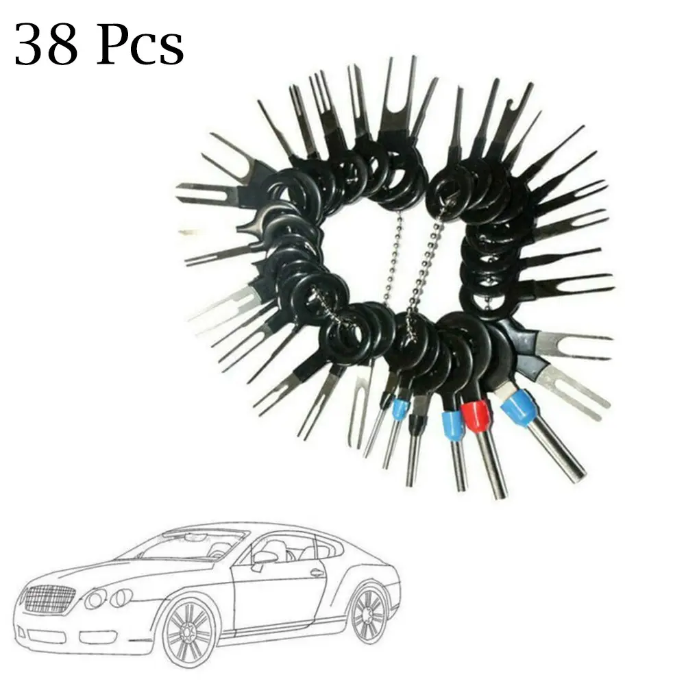38pcs/Set Wire Terminal Removal Tool Car Electrical Wiring Crimp Connector Pin